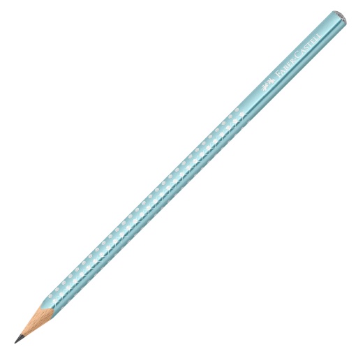 LAPIS GRAFITE FABER-CASTELL SPARKLE COSMIC B N.º 1 AZUL METALICO 118262
