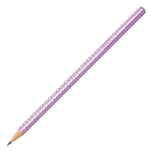 LAPIS GRAFITE FABER-CASTELL SPARKLE COSMIC B N.º 1 VIOLETA METALICO 118263