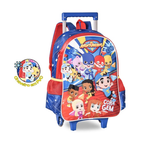 Mochila Trolley Luccas Neto Os Aventureiros 40x30x15cm