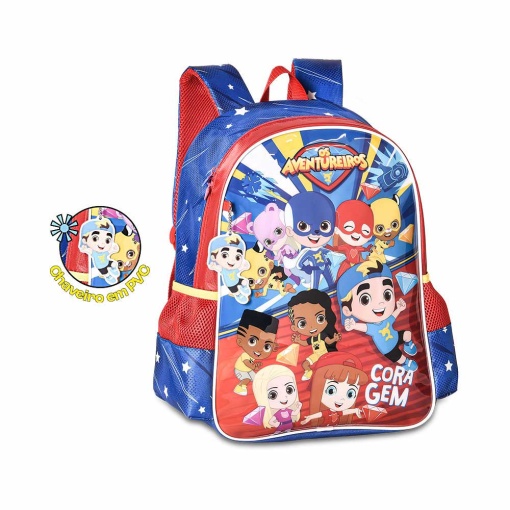Mochila Luccas Neto Os Aventureiros 40x30x15cm