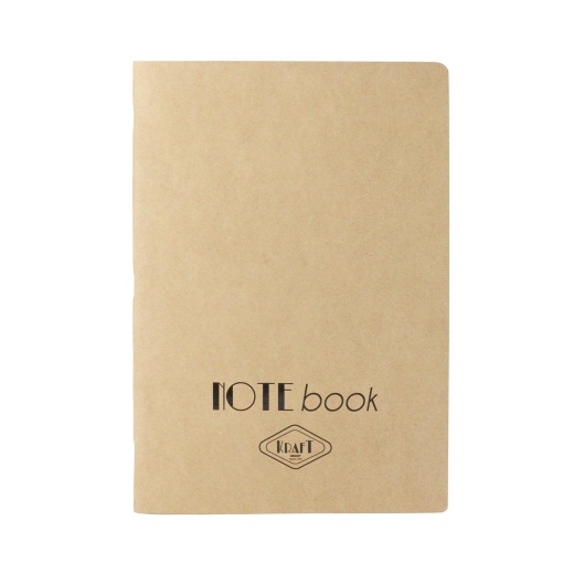 Caderno A4 Agrafado ANCOR Kraft Pautado 48 folhas 90g