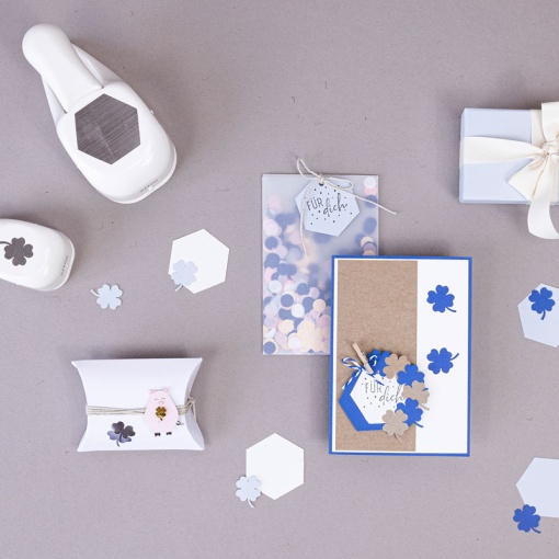 Furador de manualidades para papel ARTOZ 31mm trevo