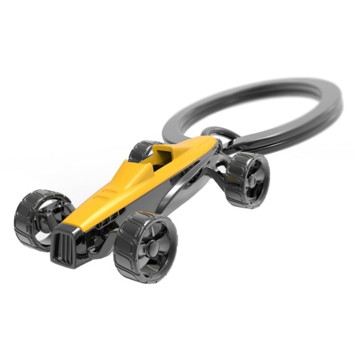 Porta-chaves Metamorphose racing car amarelo
