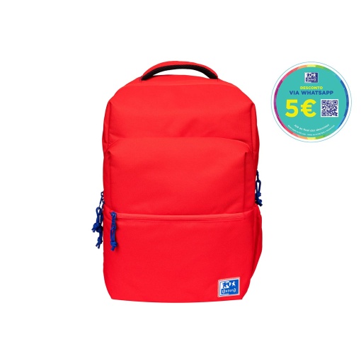 Mochila OXFORD B-ready Vermelha 42x30x15cm