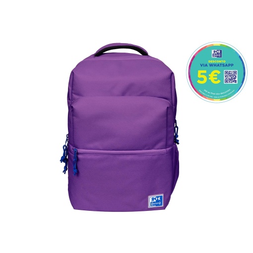 Mochila OXFORD B-ready Lilás 42x30x15cm
