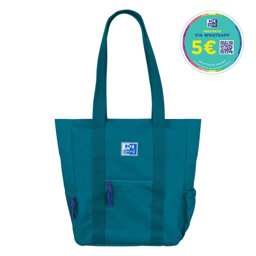 Tote Bag OXFORD B-trendy Aqua 34x31x12cm