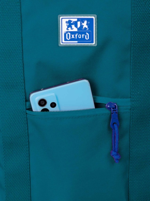 Tote Bag OXFORD B-trendy Aqua 34x31x12cm