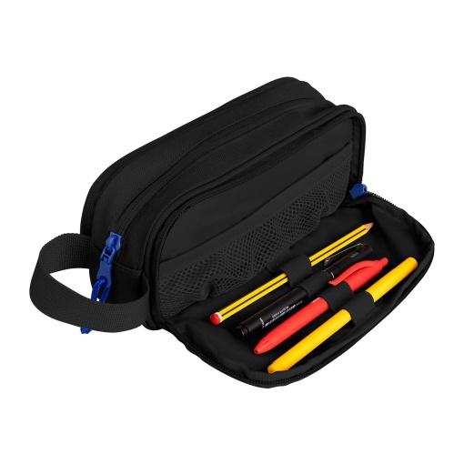 Estojo Escolar OXFORD B-smart Triplo Preto
