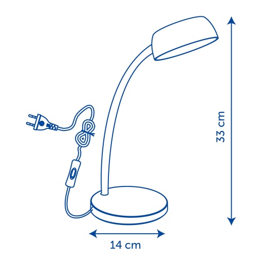 Candeeiro LED OXFORD lavanda