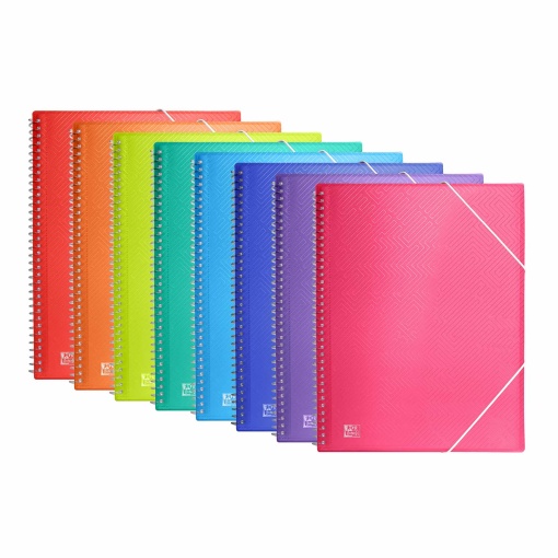 Portefólio OXFORD Urban A4 Espiral 40 Bolsas Sortido