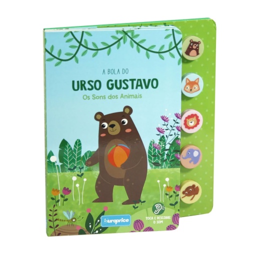 Os sons dos animais - a bola do urso Gustavo EUROPRICE