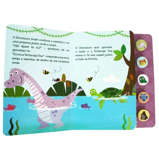 Os sons dos animais - o passeio do dinossauro André EUROPRICE