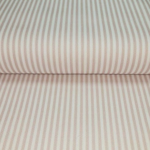 Tecido HILOGAR Piquet Bernal Riscas Rosa/Branco 1x1,60m