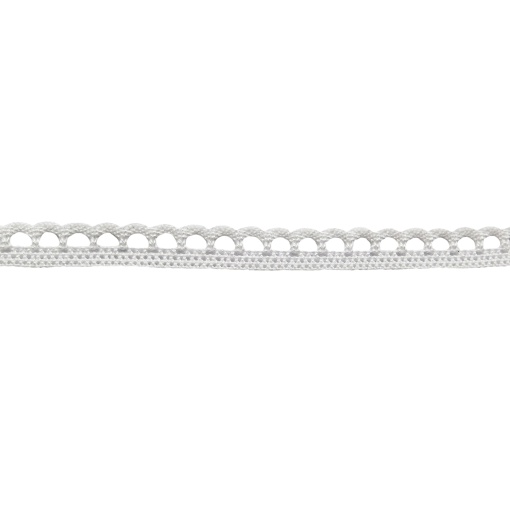Fita de Renda HILOGAR Aziza 7mm Branco (metro)
