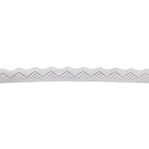 Fita de Renda HILOGAR Adelina 10mm Branco 00 (metro)