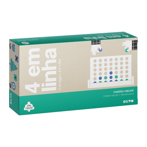 4 em Linha de Madeira OLIVO Play Natural