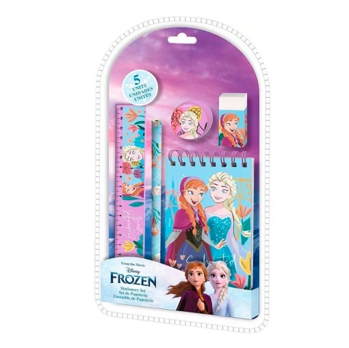 Conjunto Escolar DISNEY FROZEN 5 Peças