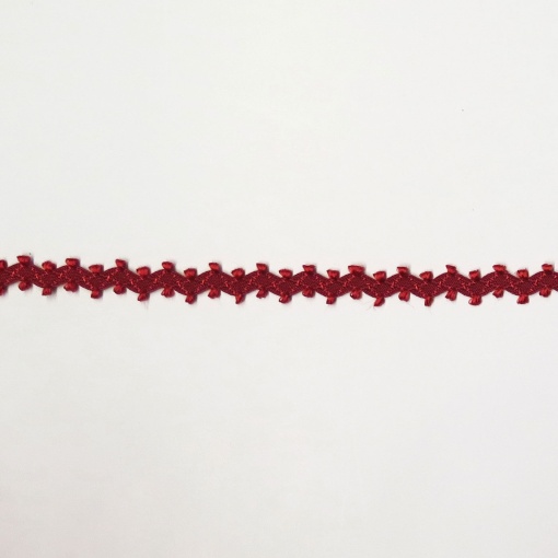 Fita Grega Zig-zag Pipi 9mm Vermelho 222 (metro)