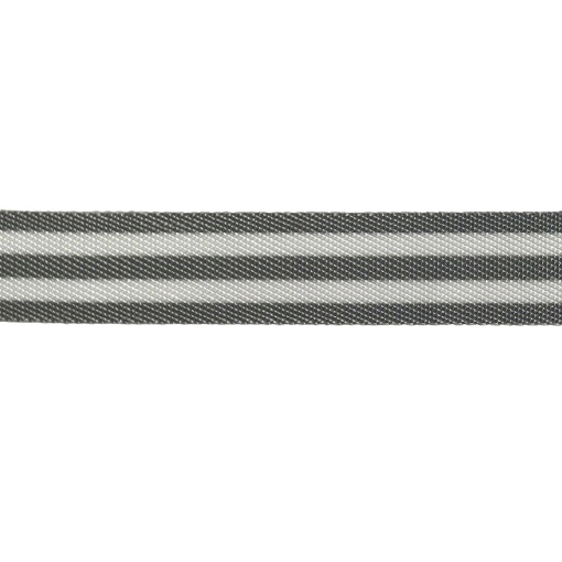 Correia Dupla Face 30mm Cinza/Branco (metro)