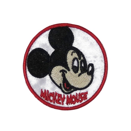 Aplicação de tecido de coser bordado Disney sortido