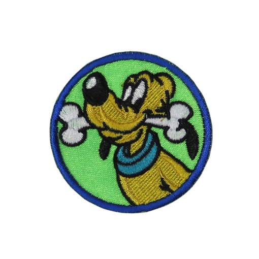 Aplicação de tecido de coser bordado Disney sortido