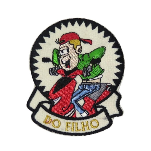 Aplicação de Tecido de Coser Bordado do Filho