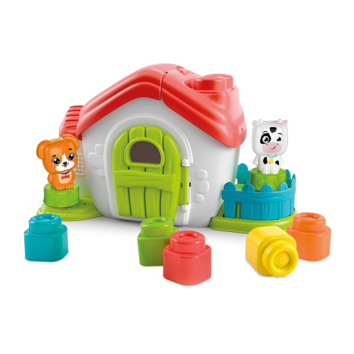 Quinta Sensorial com 8 Blocos de Construção CLEMENTONI Soft Clemmy