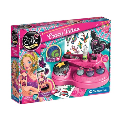 Crazy Chic Tattoo com Estilo CLEMENTONI