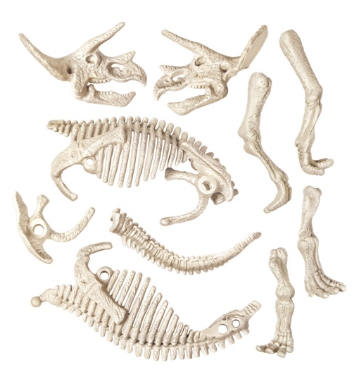Kit Arqueologia Tiranossauro Rex + Triceratops CLEMENTONI Ciência & Jogo Lab