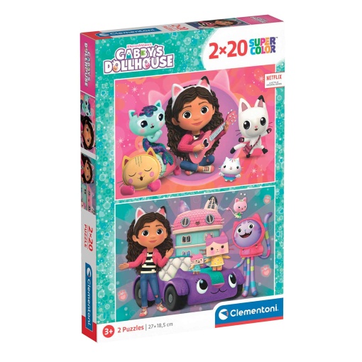 Puzzle CLEMENTONI 2x20 peças Gabby's Dollhouse
