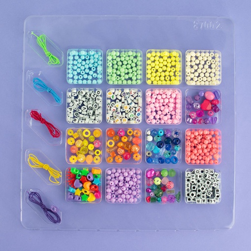 Kit de Pulseiras NICE Crea Perline Abc 800 Peças