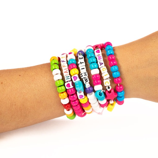 Kit de Pulseiras NICE Crea Perline Abc 800 Peças