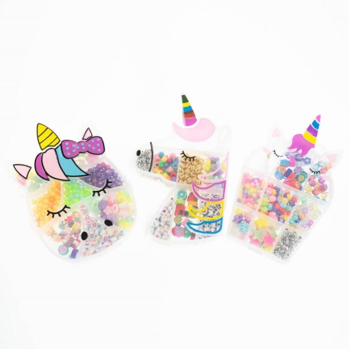 Kit de Pulseiras NICE Crea Perline Abc Unicorn Sortido