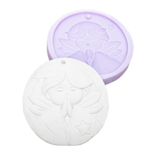 Molde de silicone menino a rezar 9,5x10,4cm LG