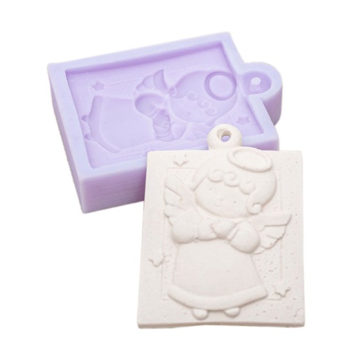 Molde de silicone anjinho 5x6,8cm LG