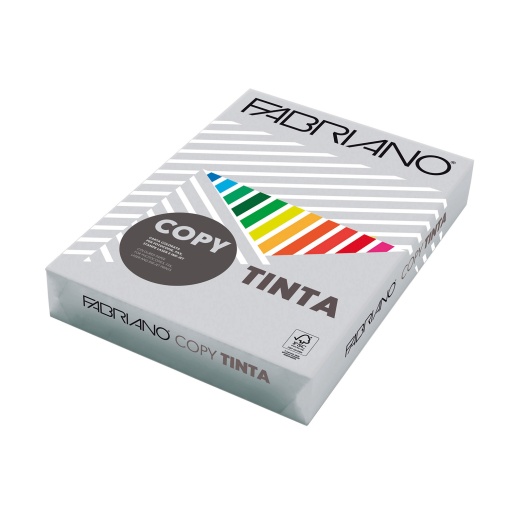 Papel Fotocópia Colorido A4 80g FABRIANO Copy Tinta Cinza Grigio