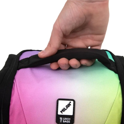 Fiambrera térmica Milan Sunset, negra, 24,5 x 20 x 16 cm, 08808SNK1