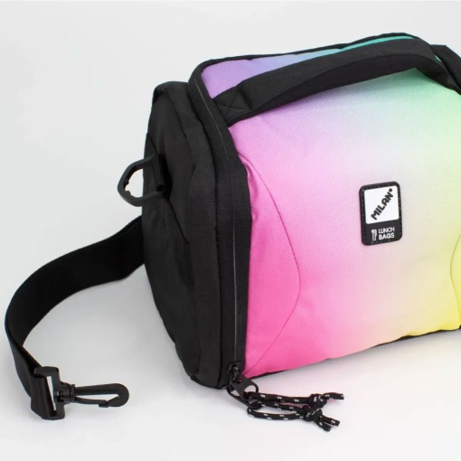 Fiambrera térmica Milan Sunset, negra, 24,5 x 20 x 16 cm, 08808SNK1