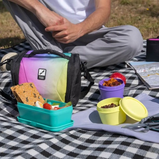 Fiambrera térmica Milan Sunset, negra, 24,5 x 20 x 16 cm, 08808SNK1