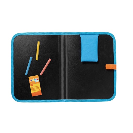 Quadro de Ardósia de Viagem + 4 Giz CARIOCA Baby