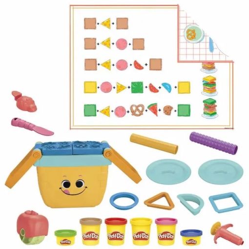 Plasticina kit iniciantes piquenique Play-Doh HASBRO