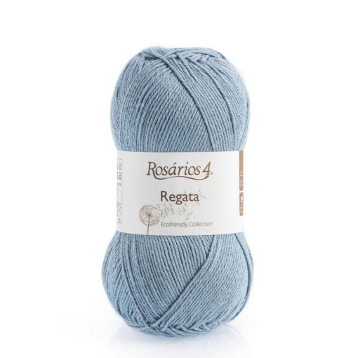 Fio de Tricot Rosários 4 Regata 100g Azul 75