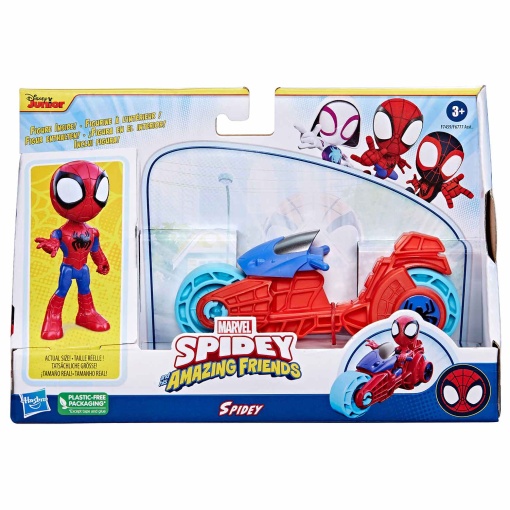 Spidey And His Amazing Friends Spidey + Mota MARVEL HASBRO