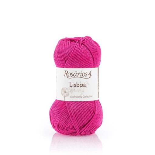 Fio de Tricot Rosários 4 Lisboa 50g Fúcsia 27