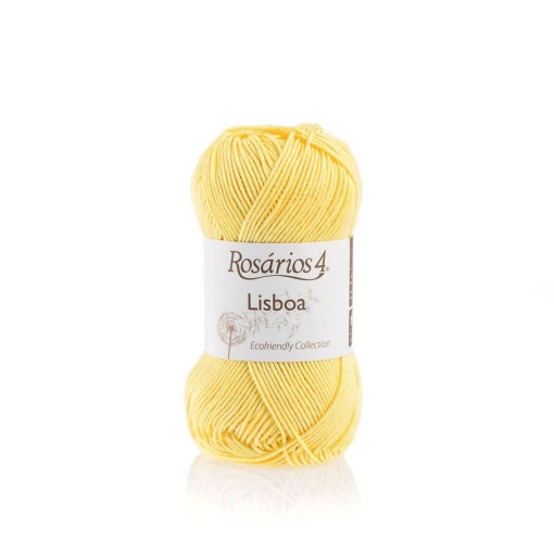 Fio de Tricot Rosários 4 Lisboa 50g Amarelo Médio 29