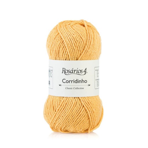 Fio de Tricot Rosários 4 Corridinho 50g Amarelo 11