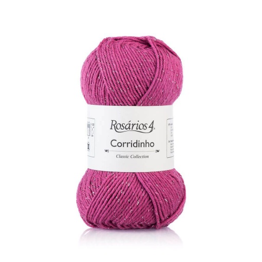 Fio de Tricot Rosários 4 Corridinho 50g Rosa Forte 03