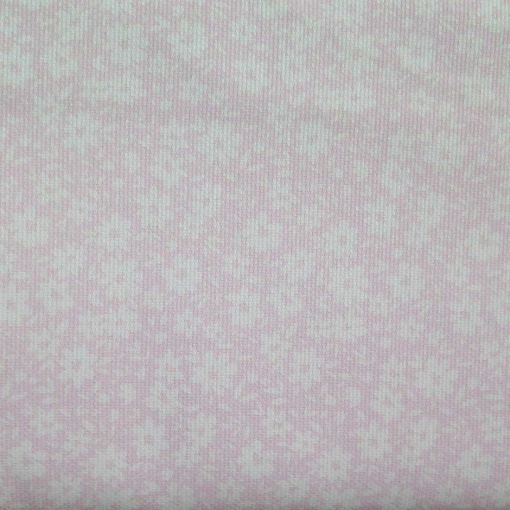 Tecido Piquet Flores Rosa/Branco 1x1,50m