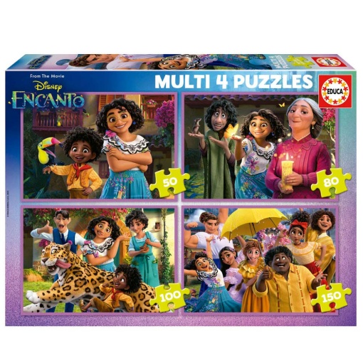 Puzzle EDUCA 50-80-100-150 peças Progressivo DISNEY Encanto