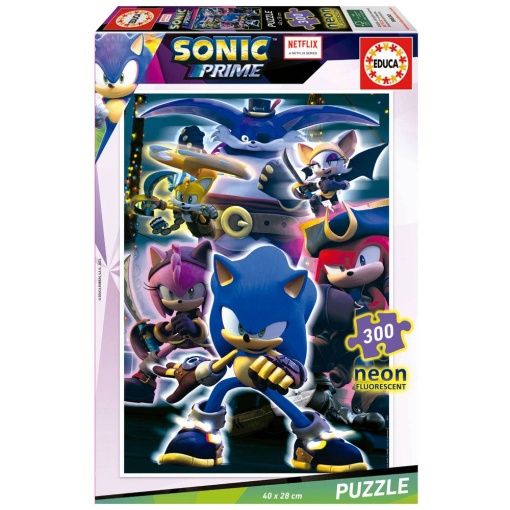 Puzzle EDUCA 300 peças SONIC Prime Neon